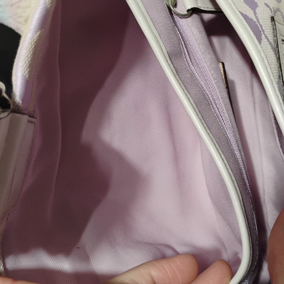 RARE! Auth Coach Lavender Soho Signature Braided Flap Small Bag - Picture 13 of 15